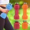 650 мл бутылка для воды большой емкости герметичный хороший уплотнитель в форме гантели тренажерный зал фитнес-спортивный чайник для воды