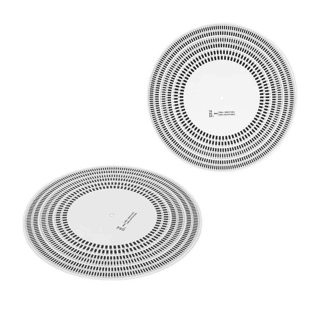 Double-sided Function Calibration Disc Strobe Disc Mat for Turntable Maintenance