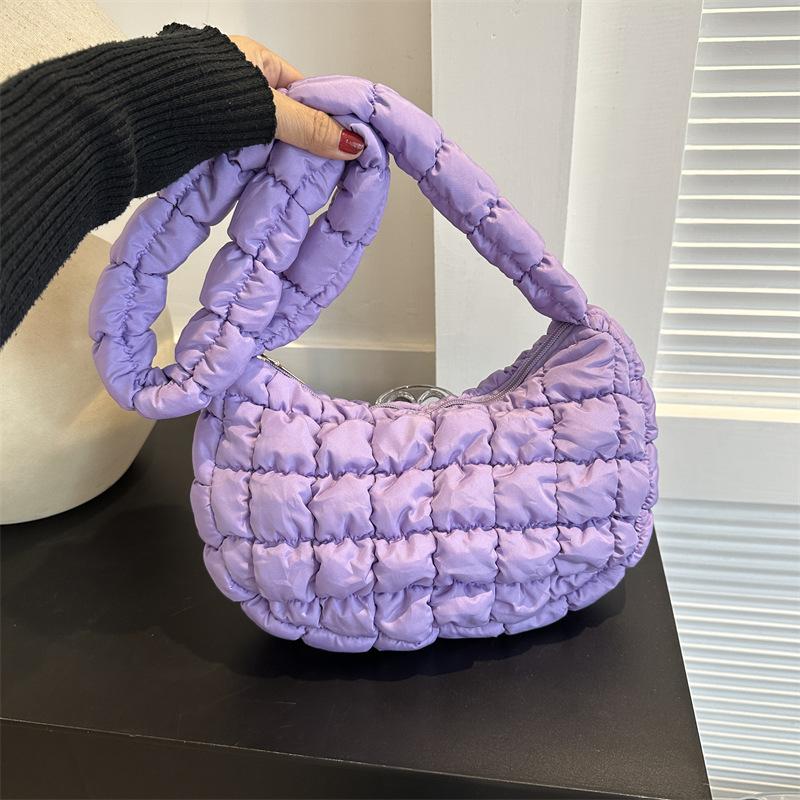 Simple and Fashionable Underarm Bag 2024 Autumn New Simple and Fashionable Shoulder Bag Women's Retro Large-capacity Tote Bag