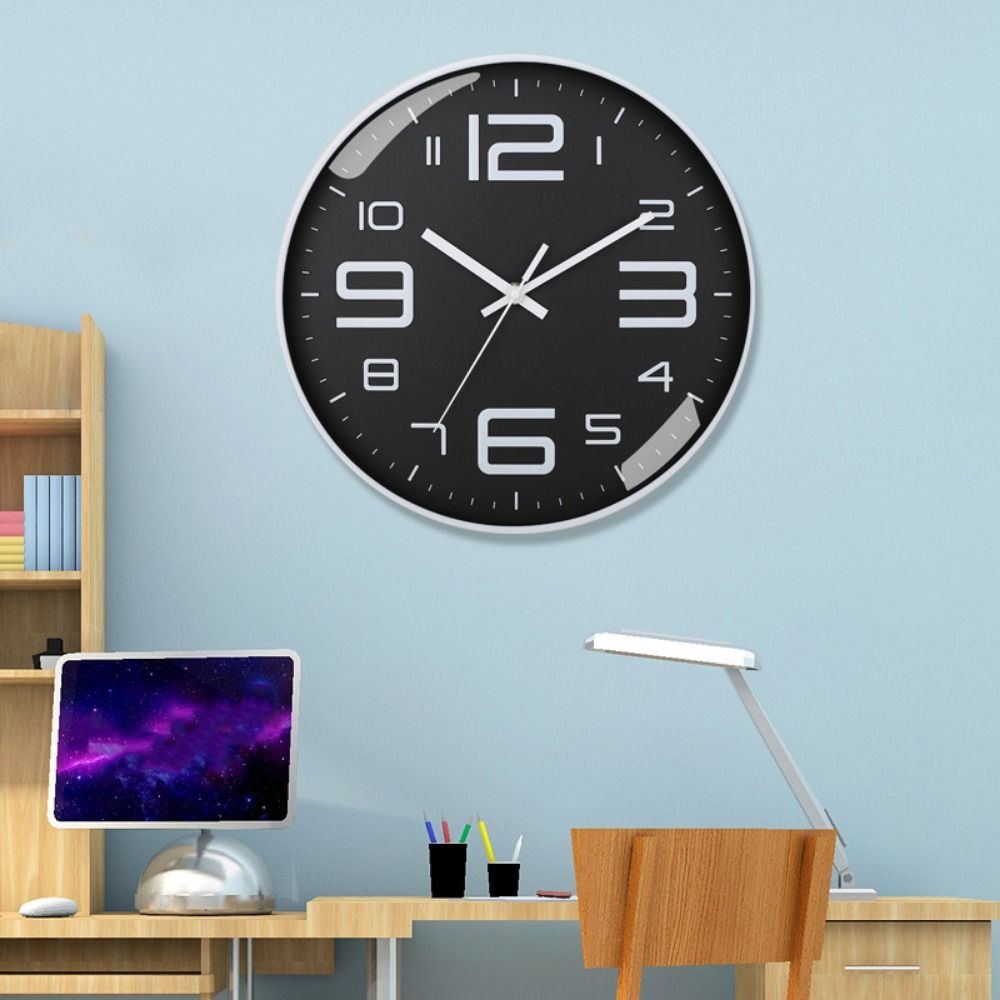 Бесшумные настенные часы в скандинавском стиле, уникальные настенные часы, персонализированные цифровые часы, бытовые