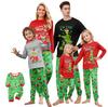 Christmas Print Cute Family Set Pajamas, Home Clothes, Family Set Long Sleeve Top Pants Set
