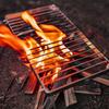 Sliver Backpacking Grill Stainless Steel Folding Grill Rack Campfire Grill  Backpacking Hiking
