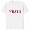 Летняя Новинка Ограниченная Серия WRATH Естественный Отбор Унисекс Футболка Уличный Стиль Короткий Рукав Повседневная Футболка с Круглым Вырезом Хипстерский Стиль