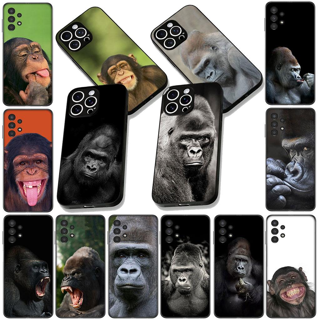 Monkey Gorilla Ape Baby Cute Phone Cover for Huawei P30 P20 Mate 10 20 Lite Pro Y7 Y8S Y9A Y9 Prime P Smart 2019 Soft Case