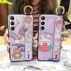Wristband Cartoon Phone Case For Samsung Galaxy A16 5G/SM-166P/E Dirt-resistant Anti-knock Fashion Design Back Cover