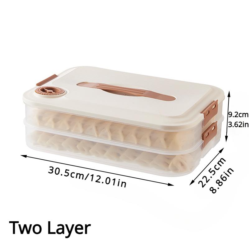Freezing Storage Box Refrigerator Frozen Dumpling Multi-layer Wonton Box Household Dumpling Quick Freezing Fresh-keeping Box