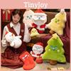 Plush Santa Toy Multi Color Design Children Room Christmas Decoration Doll Gift