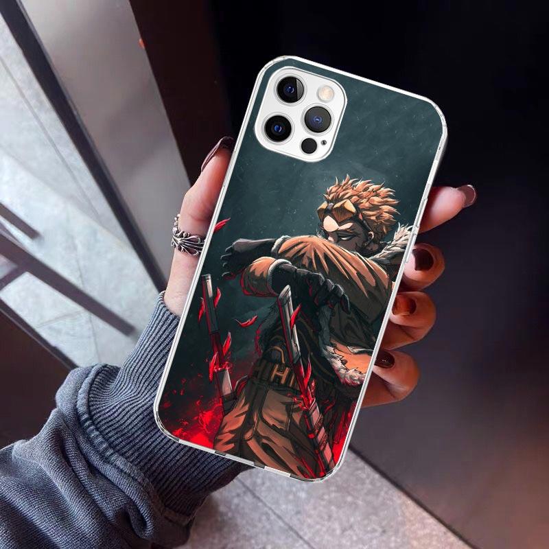 Чехол для телефона Hawks MHA My Hero A-Academy Для iPhone 17 Air 11 13 Mini 14 15 Plus 16 12 Pro Max 16E SE 7 8 Рисунок Мягкий ТПУ Задняя крышка