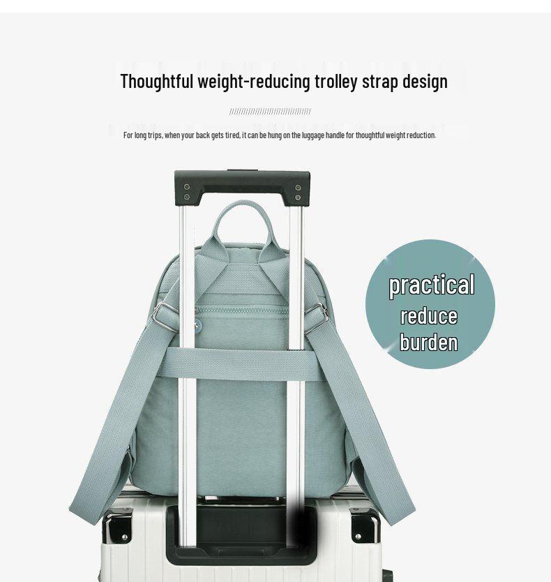Женский рюкзак большой вместимости 2025 - Универсальный, легкий, модный дорожный и школьный рюкзак для студентов колледжа