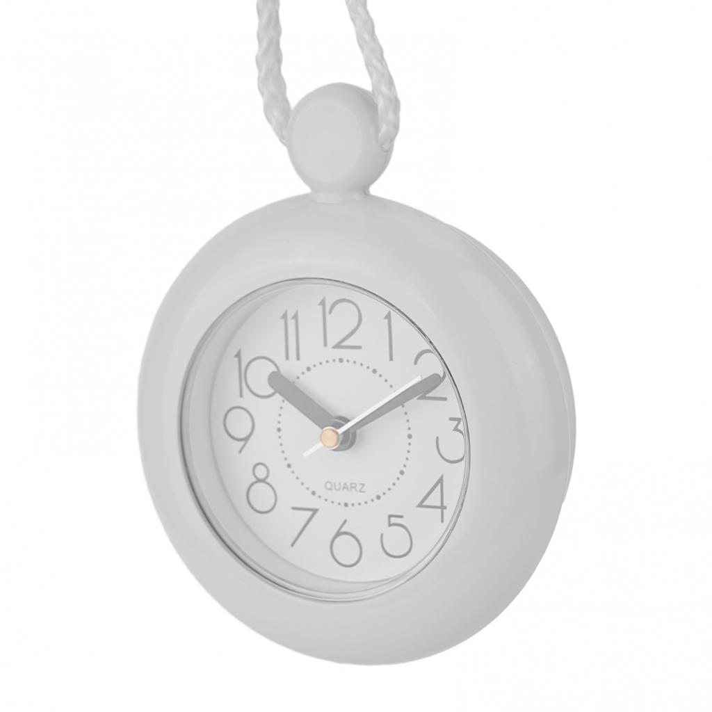 AA Battery Desktop Alarm Clock Waterproof Bathroom Clock Bedroom