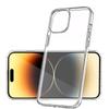 Прозрачный чехол для телефона iPhone 15 14 13 12 11 Pro Max Mini Plus, мягкий ультратонкий чехол из ТПУ для iPhone X XR XS MAX, бампер