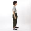 Длинные прорезные карманы с логотипом One Point Logo Basic Olive [Champion], брюки для детей, 100% хлопок, бока, вышивка, CK-Z202