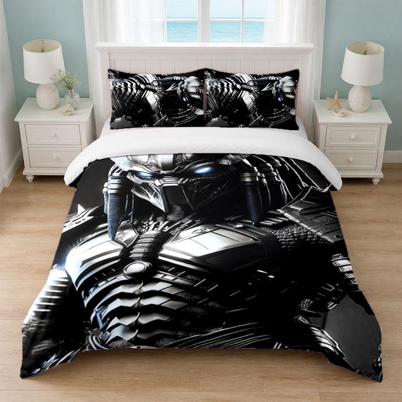 Predator Bedroom 3Pcs Bedding Set Soft Bed Sheet Pillowcases Home Bedding Decoration