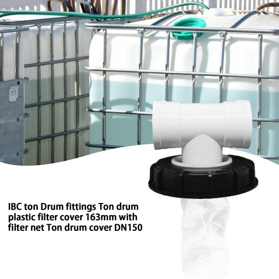 Tank Filter Lid Different Angle Caliber T Shape F Shape Dirt Debris Removal Bore Protection Acid Resistant IBC Slit Filter Cover