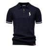 Polo Ralph Lauren Весна/Лето, Новая женская деловая повседневная шерстяная рубашка-поло с вышивкой пони, Вязаная рубашка-поло с откидным воротником, Короткий рукав
