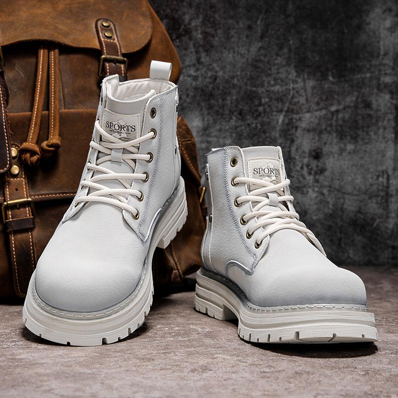 Новые мотоциклетные и ботильоны, водонепроницаемые ботинки, мужская кожаная обувь, мужские повседневные ботинки, высокие модные мужские ботинки Bota Masculina