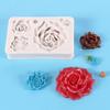 Принадлежности для мыловарения Инструменты для украшения торта Силиконовая форма для мыла Изысканная роза Бытовые формы для свечей Изделия из смолы для свечей
