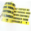 Black Character Warning Tape Yellow Tape Danger Identification Tape  Universal