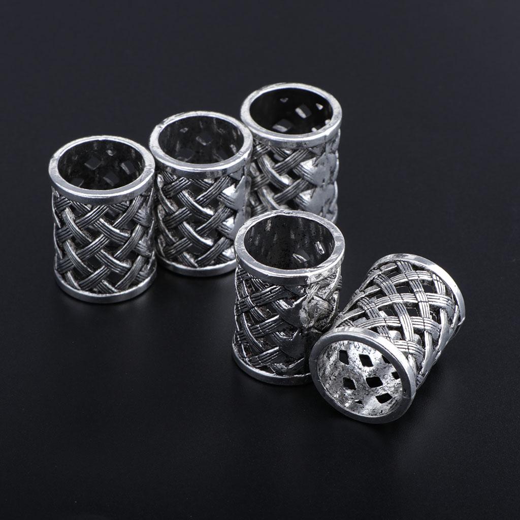 5 шт. серебряные прокладки в богемном стиле, свободные бусины, фурнитура для изготовления ювелирных изделий своими руками