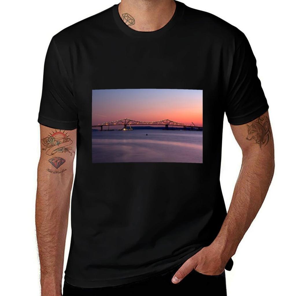 Tappan Zee Bridge Tshirt Antiperspiration Workout Top