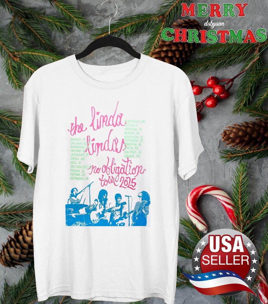 The Linda Lindas 2025 tour white shirt All sizes S to 5Xl 1F2514 Unisex T-Shirt