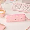 Flower Pencil Case, Large Capacity PVC Pen Pouch, Waterproof Stationery Bag for Students, School Supplies Organizer