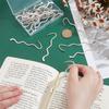 10 шт. Закладки-волны DIY Ретро Декорация Держатель Закладка для книги Школьные Офисные Канцелярские Принадлежности Аксессуар для чтения