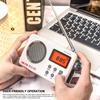 Портативное AM/FM-радио с ЖК-дисплеем, стереорадио, питание от аккумулятора и USB, будильник
