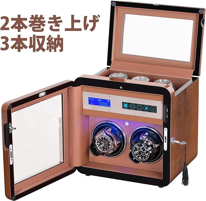 Новый тип заводных часов с автоматическим механизмом, наручные часы, наручные часы, регулируемые, бесшумные, со светодиодным ЖК-дисплеем, сенсорным экраном, можно использовать со всеми машинами и механизмами, с 2 заводными механизмами,