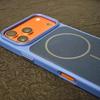 Модный оригинальный магнитный чехол TechWoven для телефона, подходит для iPhone 17 Promax 16 15 Pro Max, задняя крышка с окном для IC-карты и кнопкой-чипом
