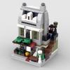 Совместимые с MOC Строительные Блоки Мини Городская Уличная Сцена Парижский Ресторан Образовательные Сборные Модели Игрушки