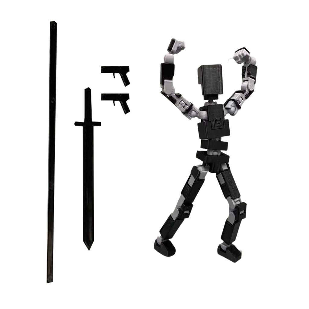 Multi- Movable Doll, Fully Articulated Mechanical Toy For Stress Relief