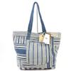 Pristine RRL Tote Bag Indigo Striped Patchwork Tote Bag Indigo Blue Women Used
