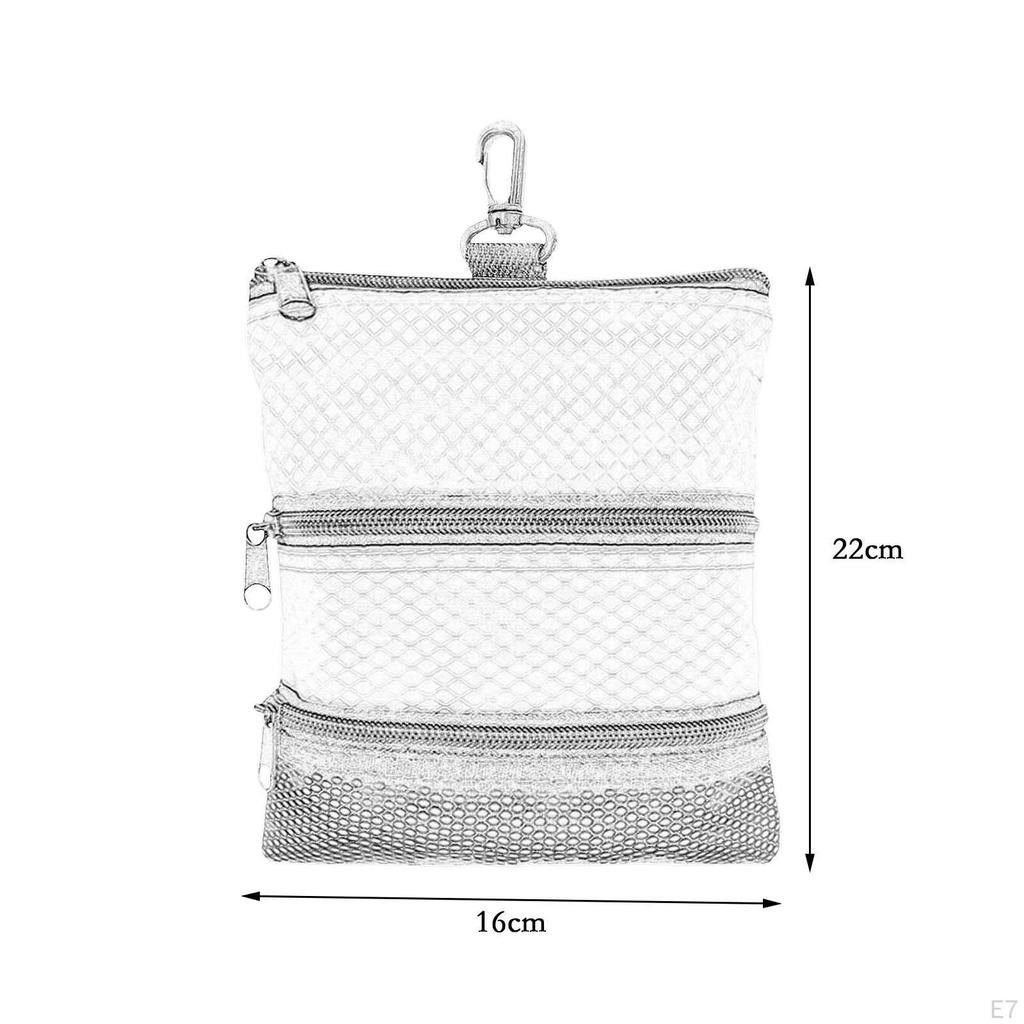 Compact Golf Ball Holder with Tees Organizer - Golfing Essential