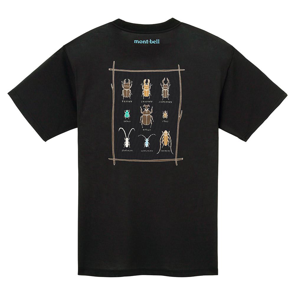 MONTBELL Japanese Animal Print Crew Neck Outdoor Casual Quick-Drying Breathable Short Sleeve T-Shirt Unisex