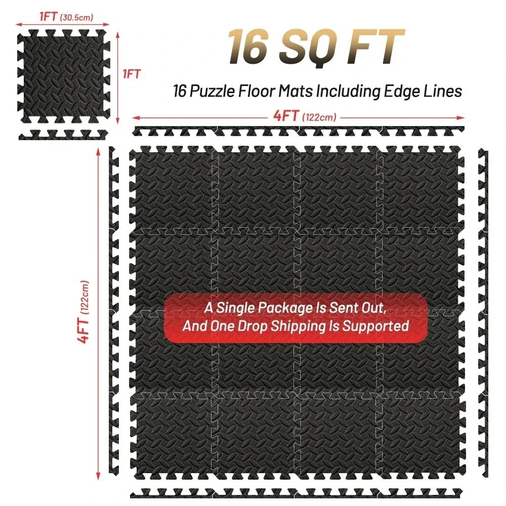 Eva Foam Mat Anti-Slip Mat Home Rug Gym Puzzle Exercise Floor Mat Baby Foam Play Interlocking Floor Mat for Home Workout