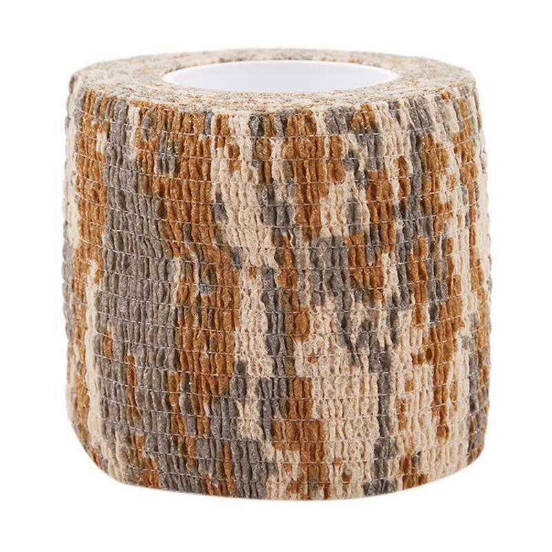 1pc/3pcs/5pcs Outdoor Camouflage Self-adhesive Telescopic Non-woven Tape Accessories