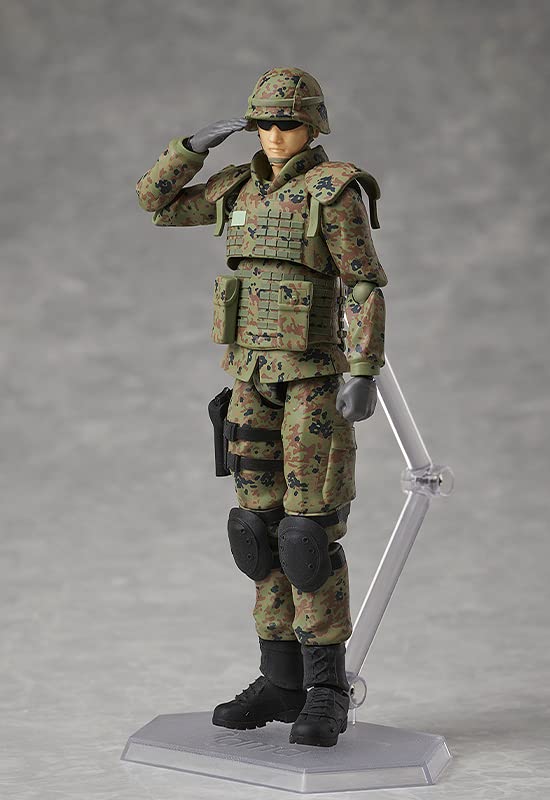TOMYTEC figma Little Armory Force Member Plastic Painted Articulated Figure Self-Defense Non-scale