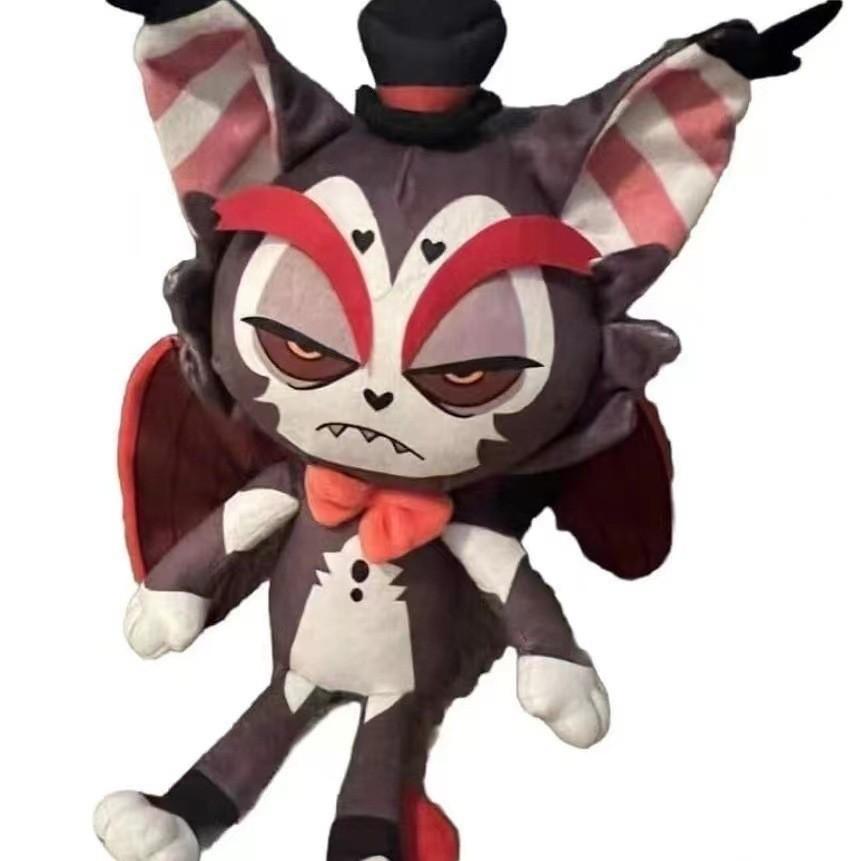 Плюшевая игрушка Hazbin Hotel Адский кот 9 Одноглазый мягкий питомец 28 см короткий плюш