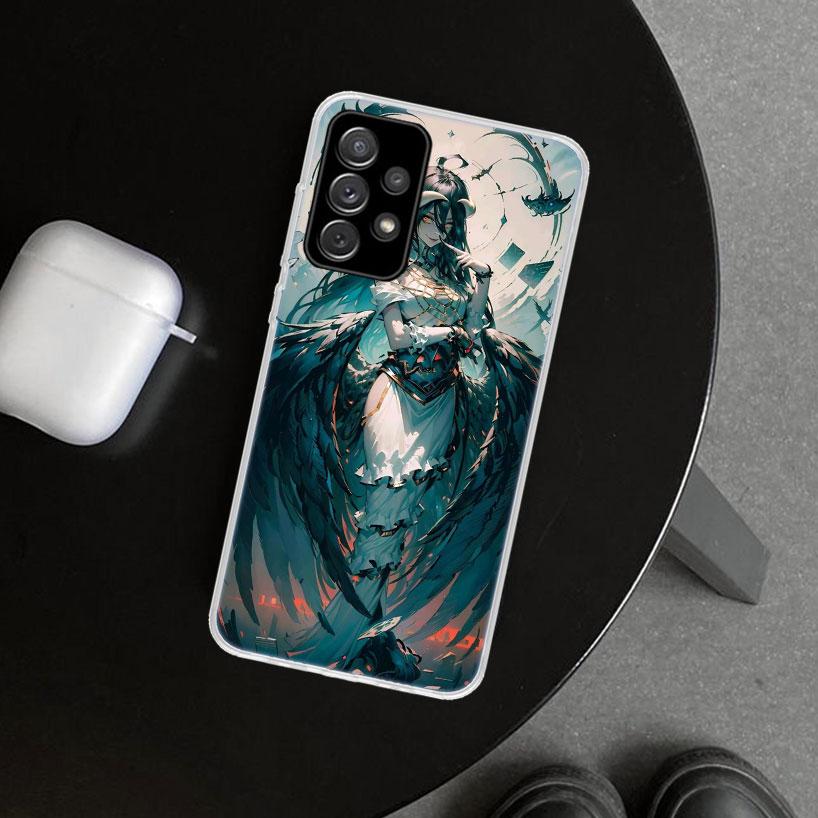 Чехол для телефона Albedo Overlord Anime для Samsung Galaxy A12 A22 A32 A52 A72 A02S A51 A50S A31 A20S A10S Note 20 Ultra 10 Plus