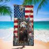 European And American Beach Towels Ins Wind Cows Animals Digital Printing Bath Towels Microfiber Beach Towels Quick Drying Water Absorption