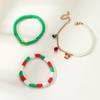 Fashion Christmas Bracelet Set Christmas Gift Beaded Bracelet