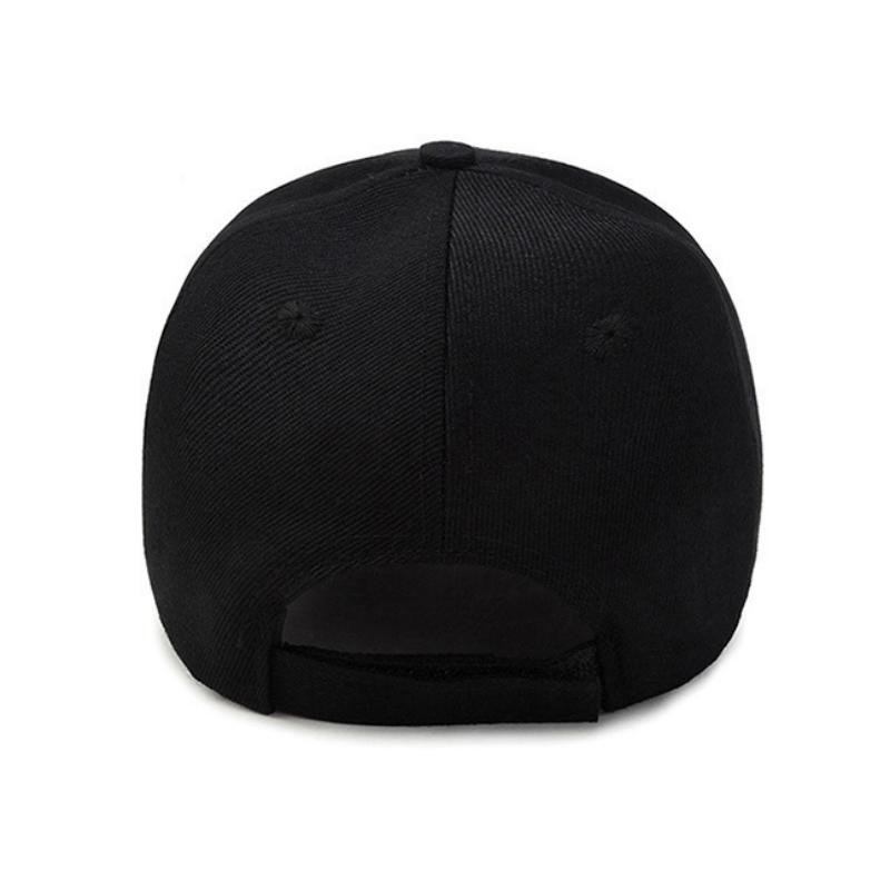 Unisex Couple Solid Color Baseball Cap Adjustable Casual Hats Cotton Women Men Snapback Caps