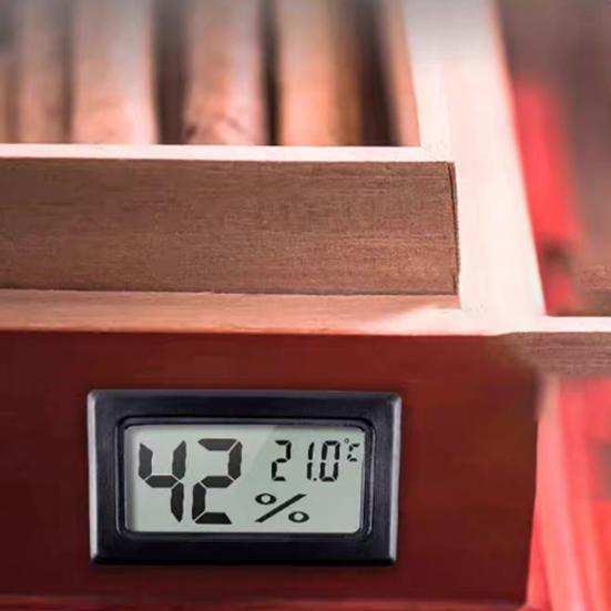 Мини Электронный Термометр Гигрометр ЖК-Дисплей Высокая Точность Термогигрометр Комнатный Салон Автомобиля Цифровой Измеритель Влажности и Температуры Шкала