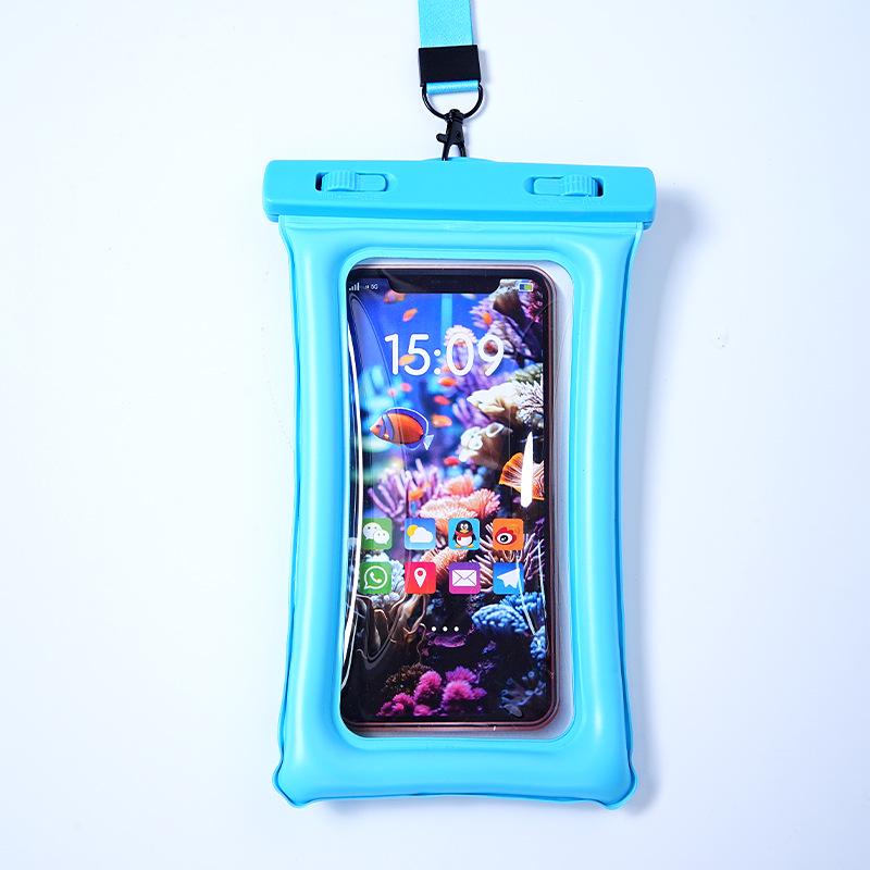 Большой водонепроницаемый чехол для телефона с воздушной подушкой и высокопрозрачным сенсорным экраном - Идеально подходит для дайвинга, плавания и защиты от дождя