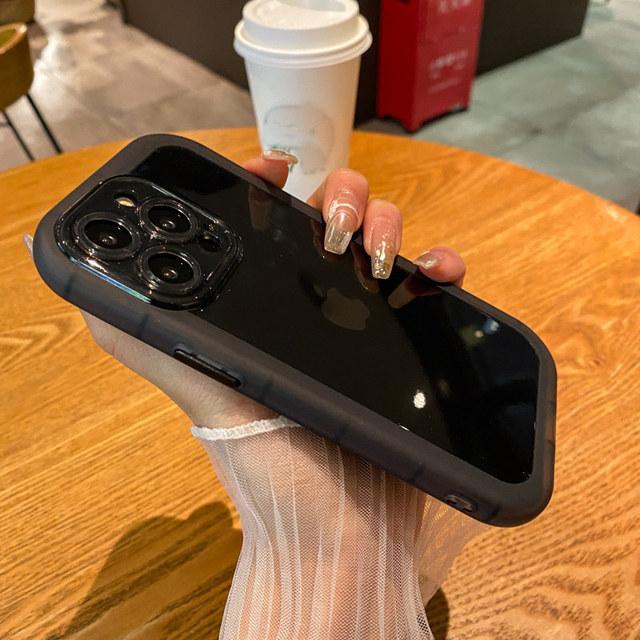 Прозрачный противоударный чехол-бампер для телефона Iphone 13 11 12 Pro Max Xs Max Xr X 7 Plus, 14 мягких цветных кнопок, защитный чехол для камеры