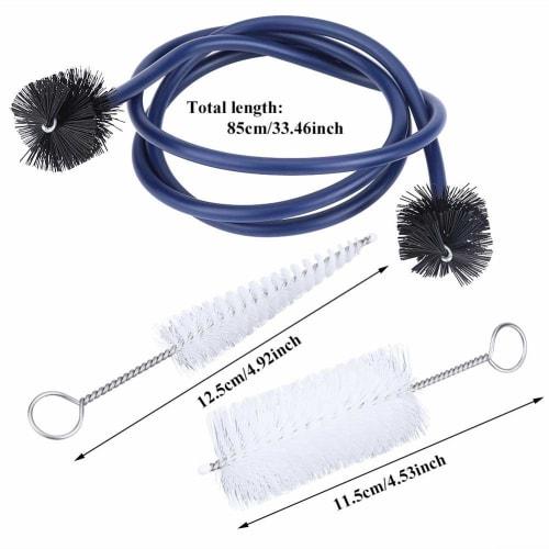 VGEBY1 3-in-1 Trumpet Cleaning Brush, Trumpet Mouthpiece Cleaner, Soft, Damaging-Free, Lightweight, Portable, Instrument Maintenance and Care Accessor