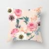 Watercolor-Style Floral Paintings Double-Sided Printed Pillow Cover Short Plush Suitable Living Rooms Sofas Throw Cushion Cover