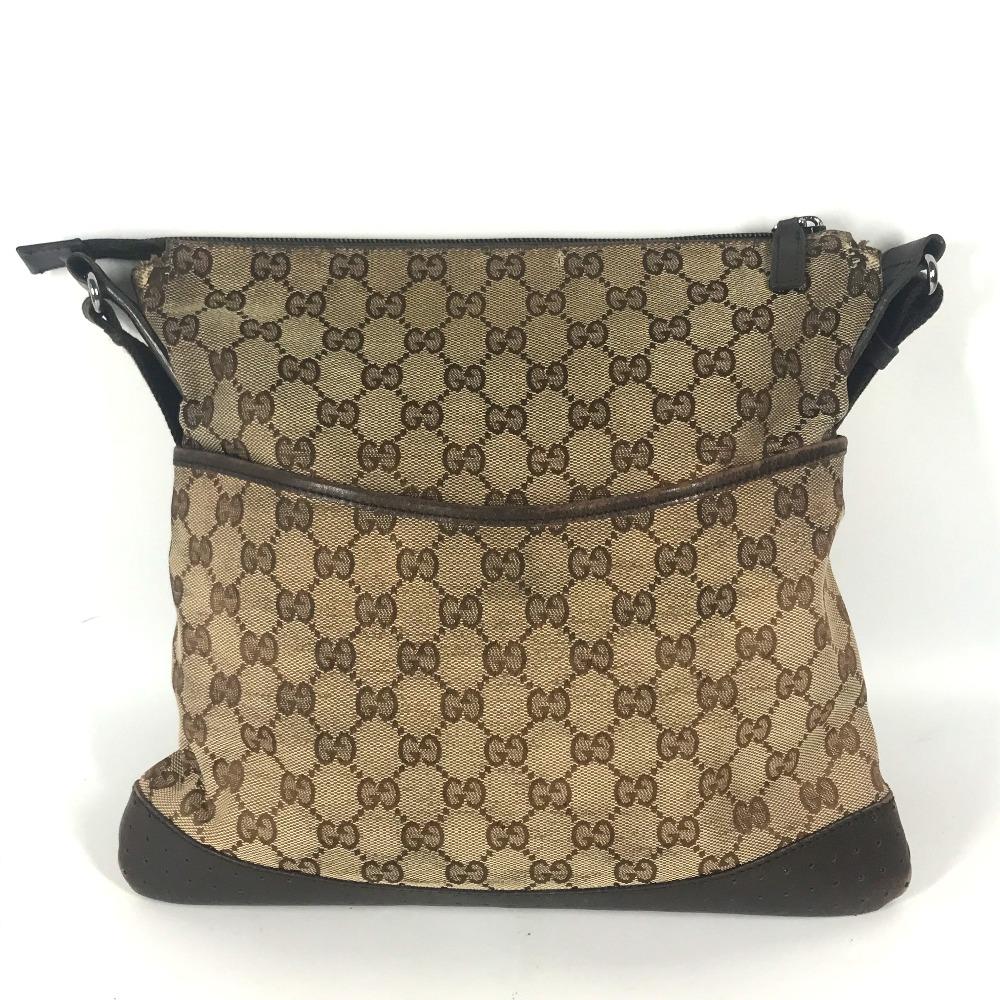 Gucci 145857 Сумка через плечо Почтальонка Наплечная сумка Бежевый/Серебряная фурнитура