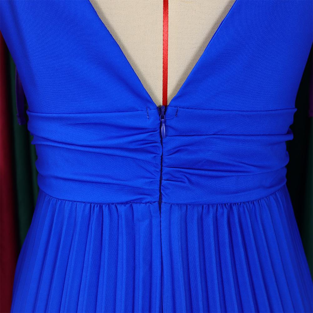 Sexy Backless Gradient Strap Dress Fashionable Long Dress for Summer